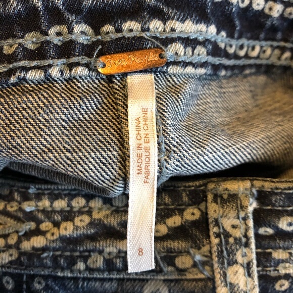 Free People • School Daze Denim Mini Skirt - Picture 7 of 8